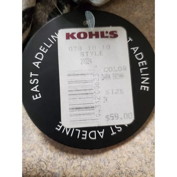 NWT East Adeline Wrap Skirt Animal Print Size 3XL MSRP $59 Boho Beach High Low - Picture 11 of 14